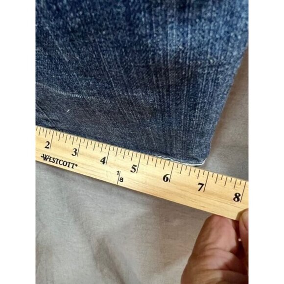 Pepe Jeans Womens 28 Blue Denim Skinny Faded Whiskered Flap Pocketed Jeans 28x31 - Picture 10 of 11